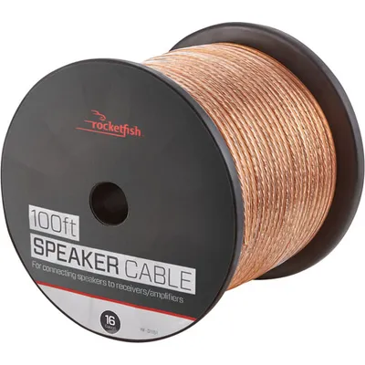 Rocketfish 30.48m (100 ft.) 16AWG Speaker Cable - Only at Best Buy
