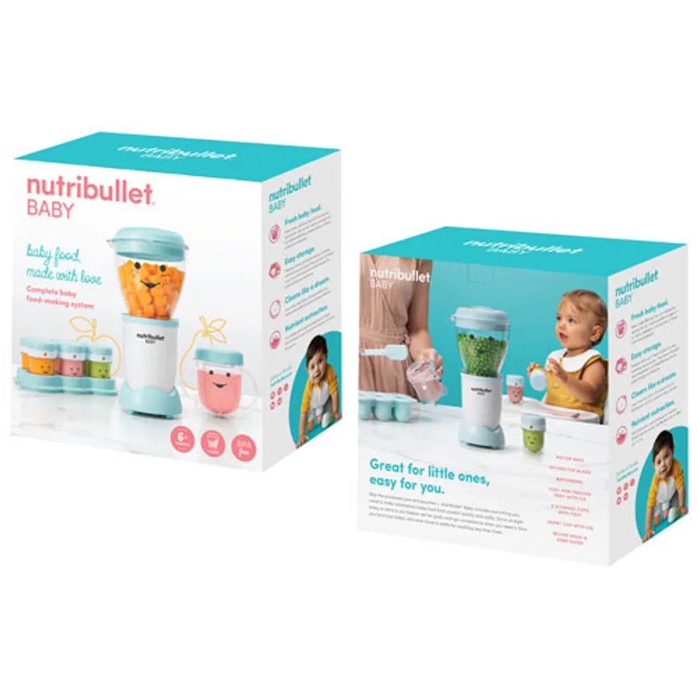 NutriBullet Baby Food Prep System 0.9L 200-Watt Blender - Matte