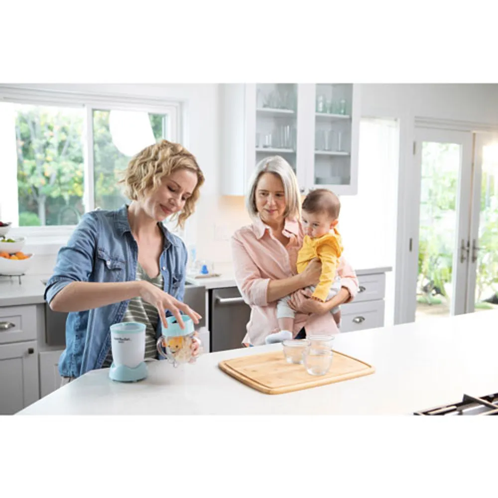 NutriBullet Baby Food Prep System 0.9L 200-Watt Blender - Matte White/Blue