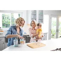 Mélangeur de 0,9 L de 200 W Baby Food Prep System de NutriBullet - Blanc mat/Bleu