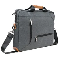 PKG Annex 16" Laptop Designer Bag - Dark Grey/Tan