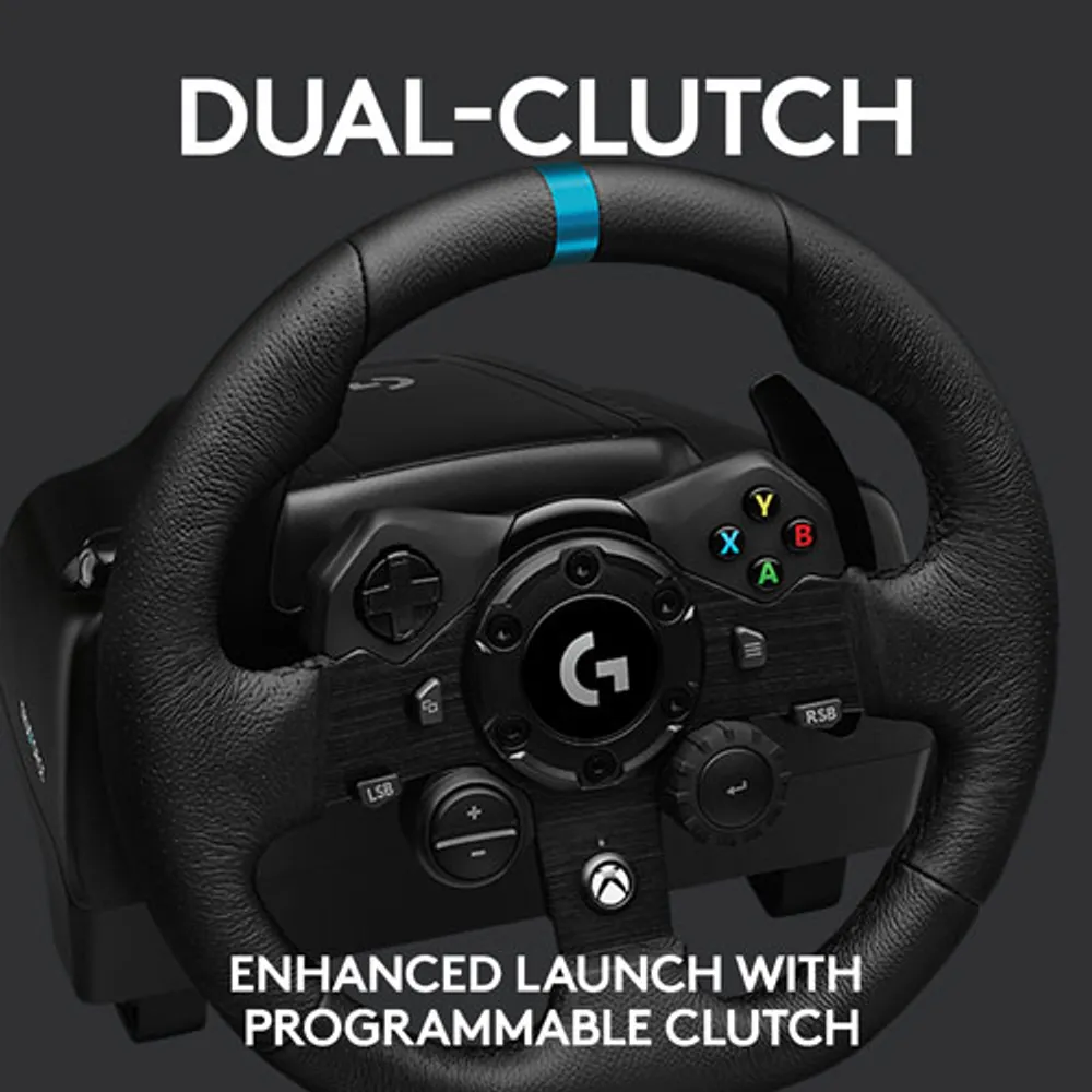 Logitech G923 TrueForce Racing Wheel for Xbox Series X|S and Xbox One - Black