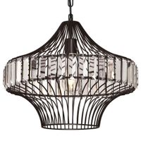 Westinghouse Pendant Crystal Ceiling Lamp - Black