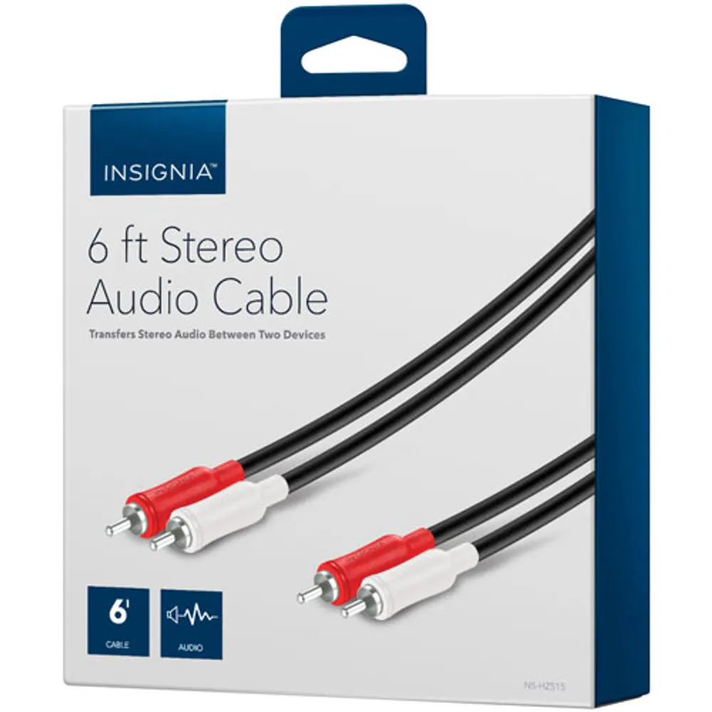 Insignia 1.8m (6 ft.) Stereo Audio Cable