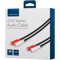 Insignia 7.62m (25 ft.) Stereo Audio Cable