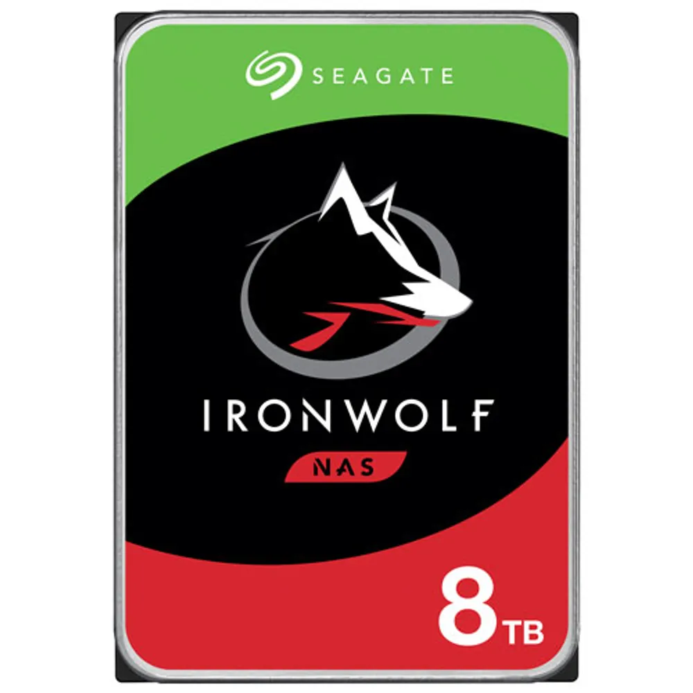 Seagate IronWolf 8TB 3.5" 7200RPM SATA NAS Internal Hard Drive (ST8000VNA04)