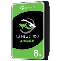 Disque dur interne SATA 3,5 po 8 To 5400 tr/min BarraCuda de Seagate pour PC (ST8000DMA04)