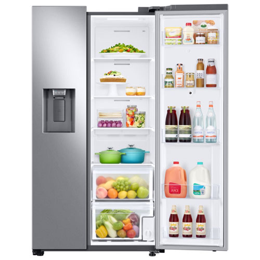 Samsung Family Hub 36" 21.5 Cu. Ft. Side-By-Side Refrigerator (RS22T5561SR/AA) - Stainless Steel