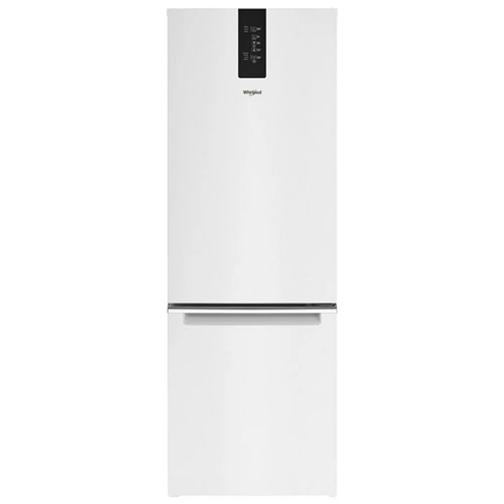 Whirlpool 24" 12.7 Cu. Ft. Bottom Freezer Refrigerator (WRB533CZJW) - White