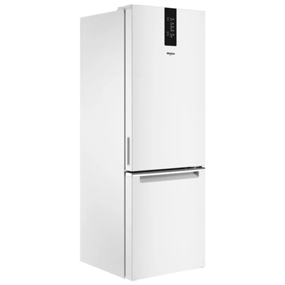 Whirlpool 24" 12.7 Cu. Ft. Bottom Freezer Refrigerator (WRB533CZJW) - White