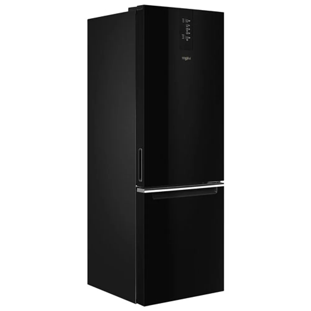 Whirlpool 24" 12.7 Cu. Ft. Bottom Freezer Refrigerator (WRB533CZJB) - Black