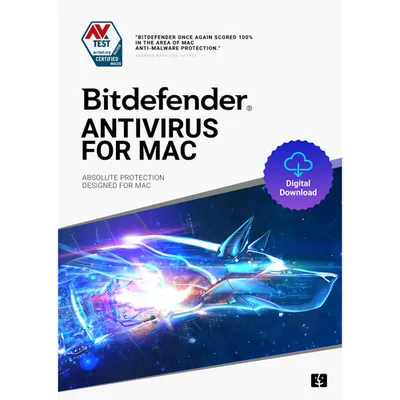 Bitdefender Antivirus for Mac Bonus Edition (Mac) - 3 User - 2 Yr - Digital Download - Only at Best Buy