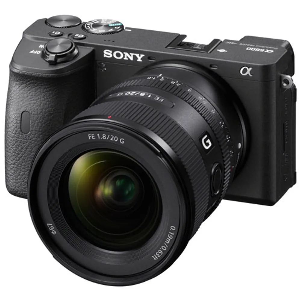 Sony E-Mount Full-Frame FE 20mm f/1.8 Vlogger Ultra Wide Angle Prime G Lens