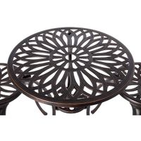 Diane 3-Piece Bistro Set - Bronze