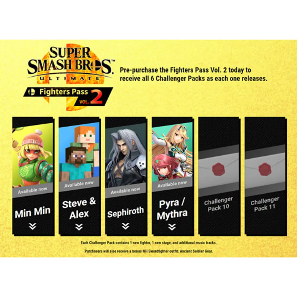 Super Smash Bros. Ultimate and Super Smash Bros. Ultimate Fighters Pass  Bundle Nintendo Switch [Digital] DIGITAL ITEM - Best Buy