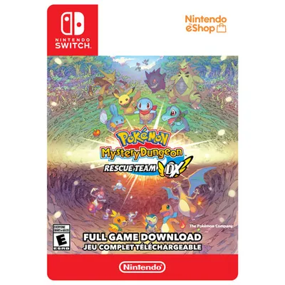 Guide du jeu Pokémon Mystery Dungeon: Rescue Team DX (Switch) - Téléchargement numérique