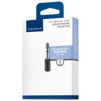 Insignia 3.5mm to 1/4" Headphone Adapter- Only at Best Buy