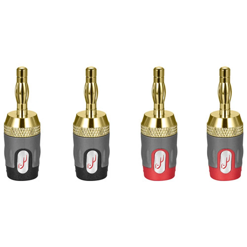 Rocketfish Banana Plug - 4 Pack - Only at Best Buy