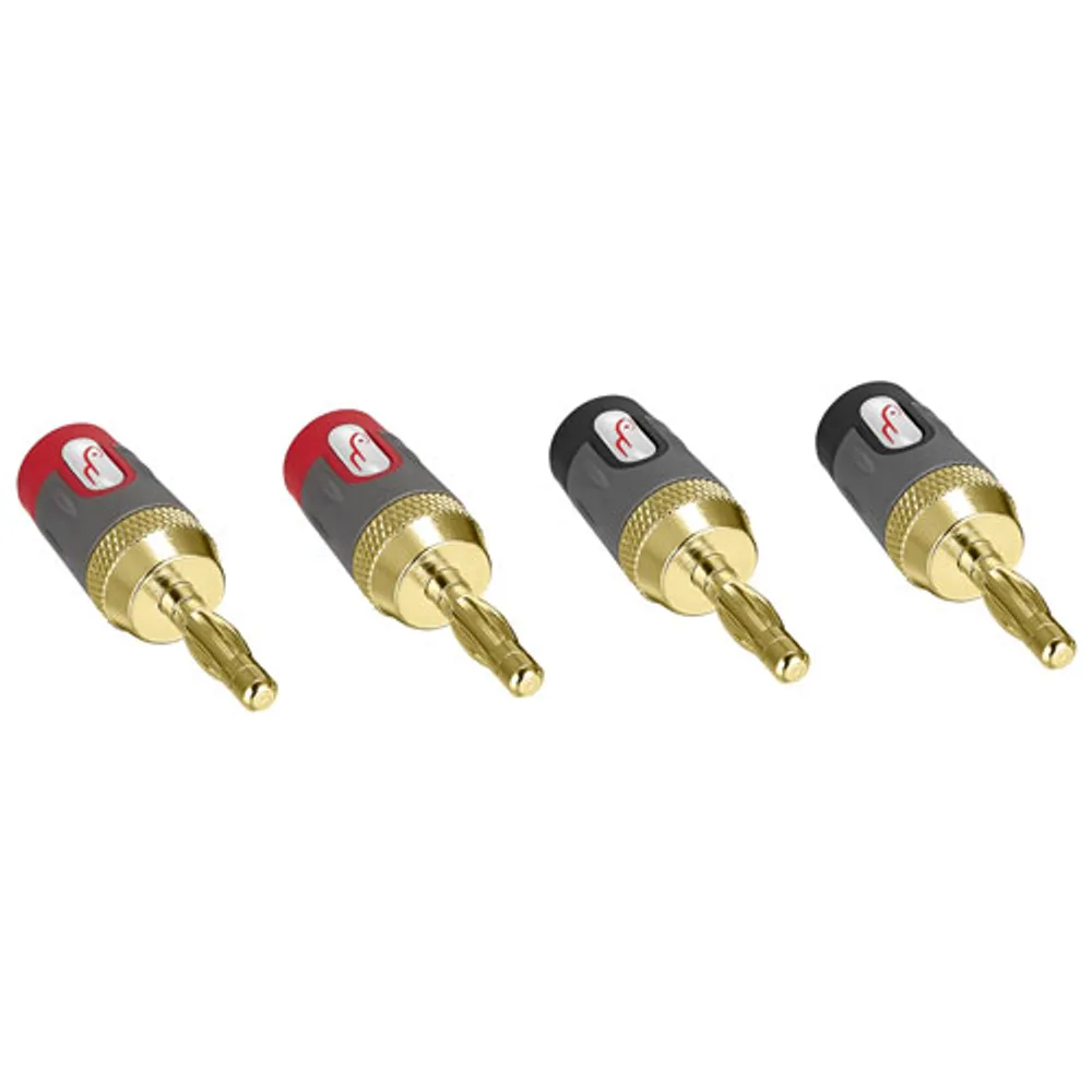 Rocketfish Banana Plug - 4 Pack - Only at Best Buy