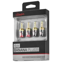 Rocketfish Banana Plug - 4 Pack - Only at Best Buy