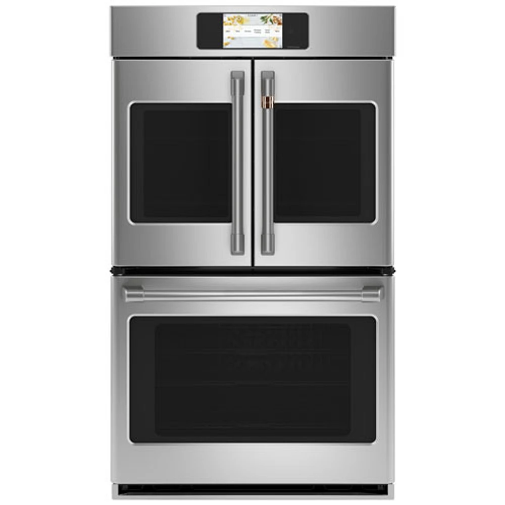 Café 30" 10 Cu. Ft. True Convection Electric Double Wall Oven (CTD90FP2NS1) - Stainless Steel