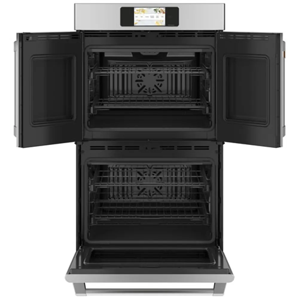 Café 30" 10 Cu. Ft. True Convection Electric Double Wall Oven (CTD90FP2NS1) - Stainless Steel