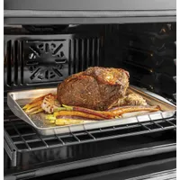 Café 30" 10 Cu. Ft. True Convection Electric Double Wall Oven (CTD90FP2NS1) - Stainless Steel