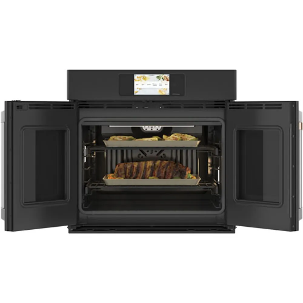 Café 30" 5 Cu. Ft. True Convection Electric Wall Oven (CTS90FP3ND1) - Matte Black