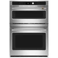 Café 30" 6.7 Cu. Ft. True Convection Electric Combination Wall Oven (CTC912P2NS1) - Stainless Steel