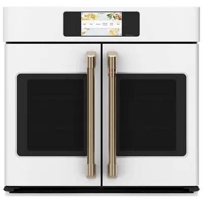 Café 30" 5 Cu. Ft. True Convection Electric Wall Oven (CTS90FP4NW2) - Matte White