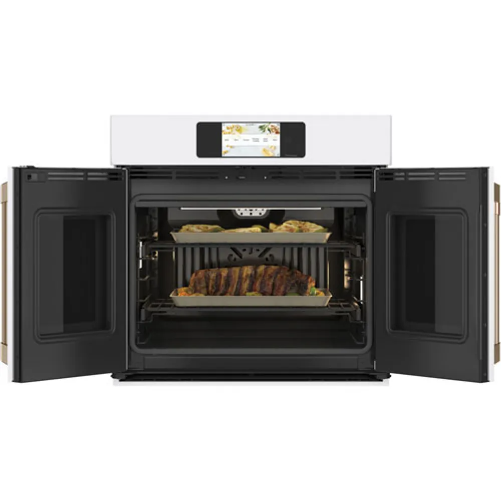 Café 30" 5 Cu. Ft. True Convection Electric Wall Oven (CTS90FP4NW2) - Matte White