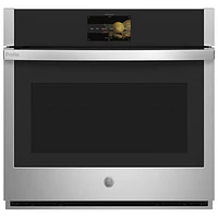 GE Profile 30" 5 Cu. Ft. True Convection Electric Wall Oven (PTS9000SNSS) - Stainless Steel