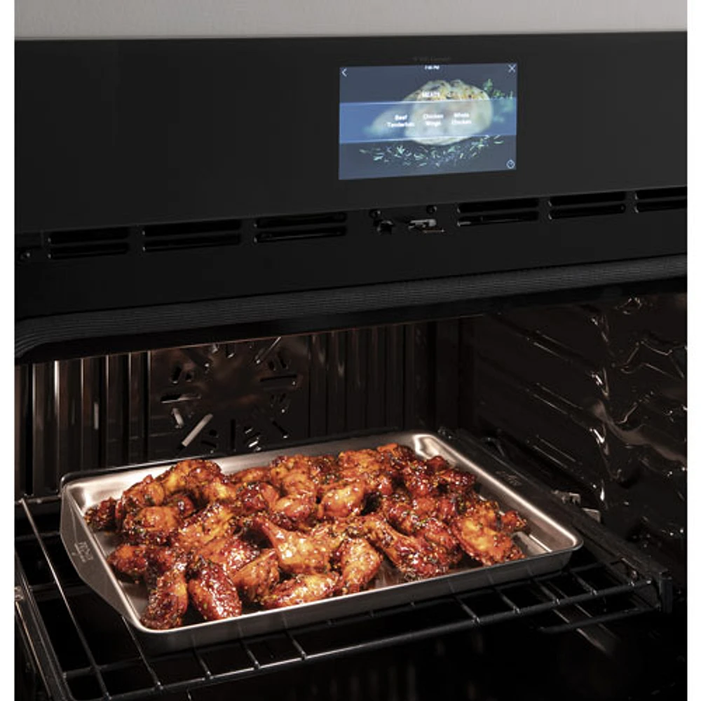 GE Profile 30" 5 Cu. Ft. True Convection Electric Wall Oven (PTS9000SNSS) - Stainless Steel