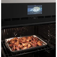 GE Profile 30" 5 Cu. Ft. True Convection Electric Wall Oven (PTS9000SNSS) - Stainless Steel