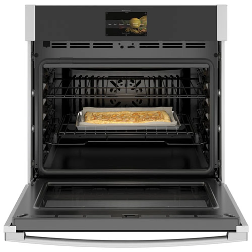 GE Profile 30" 5 Cu. Ft. True Convection Electric Wall Oven (PTS9000SNSS) - Stainless Steel