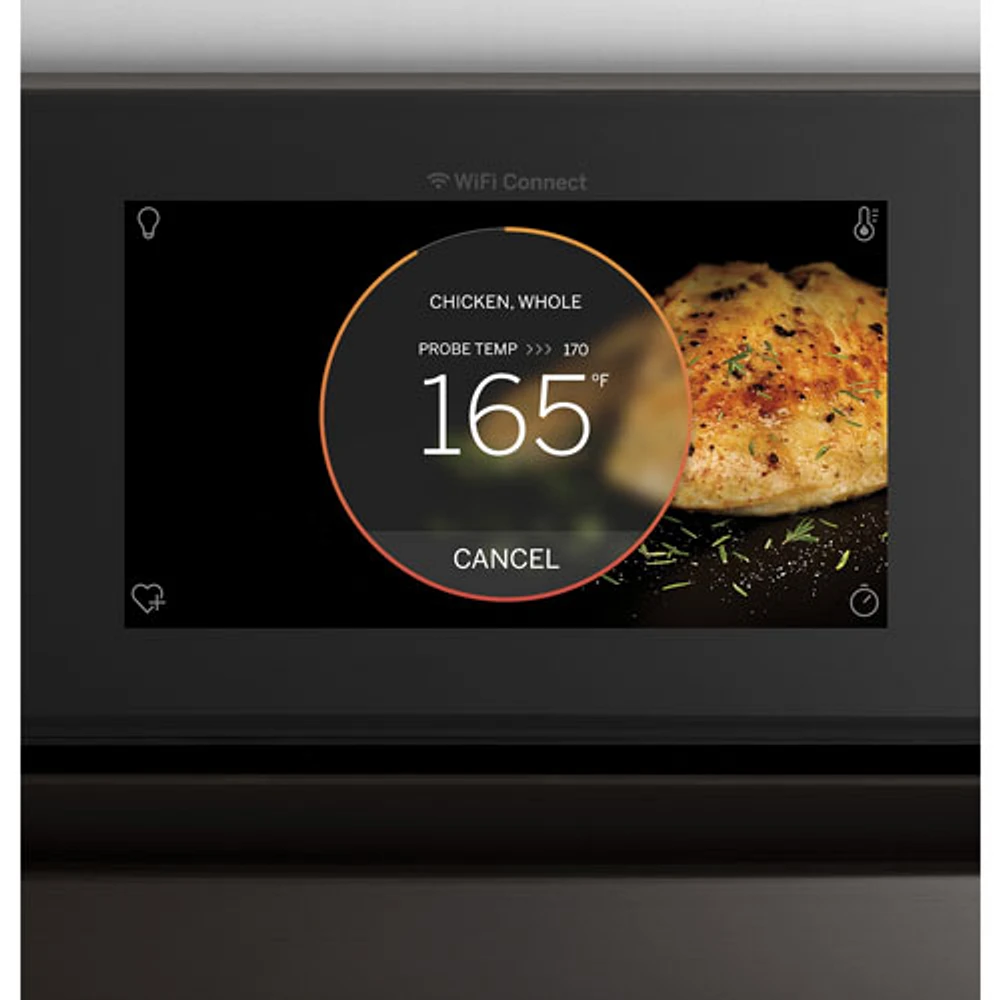 GE Profile 30" 5 Cu. Ft. True Convection Electric Wall Oven (PTS9000SNSS) - Stainless Steel