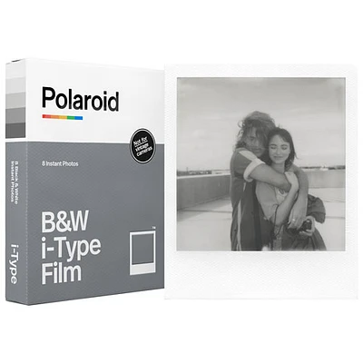 Polaroid B&W i-Type Film - 8-Pack