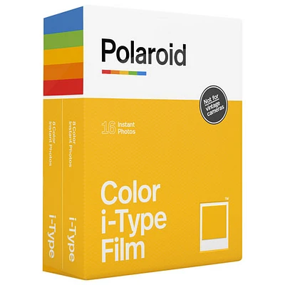 Film instantané couleur i-Type de Polaroid Originals - Paquet de 16