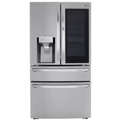 LG 36" 22.5 Cu. Ft. French Door Refrigerator w/ Water & Ice Dispenser (LRMVC2306S) - Stainless Steel