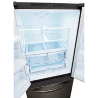 LG 30" 21.8 Cu. Ft. French Door Refrigerator (LRFNS2200D) - Black Stainless Steel