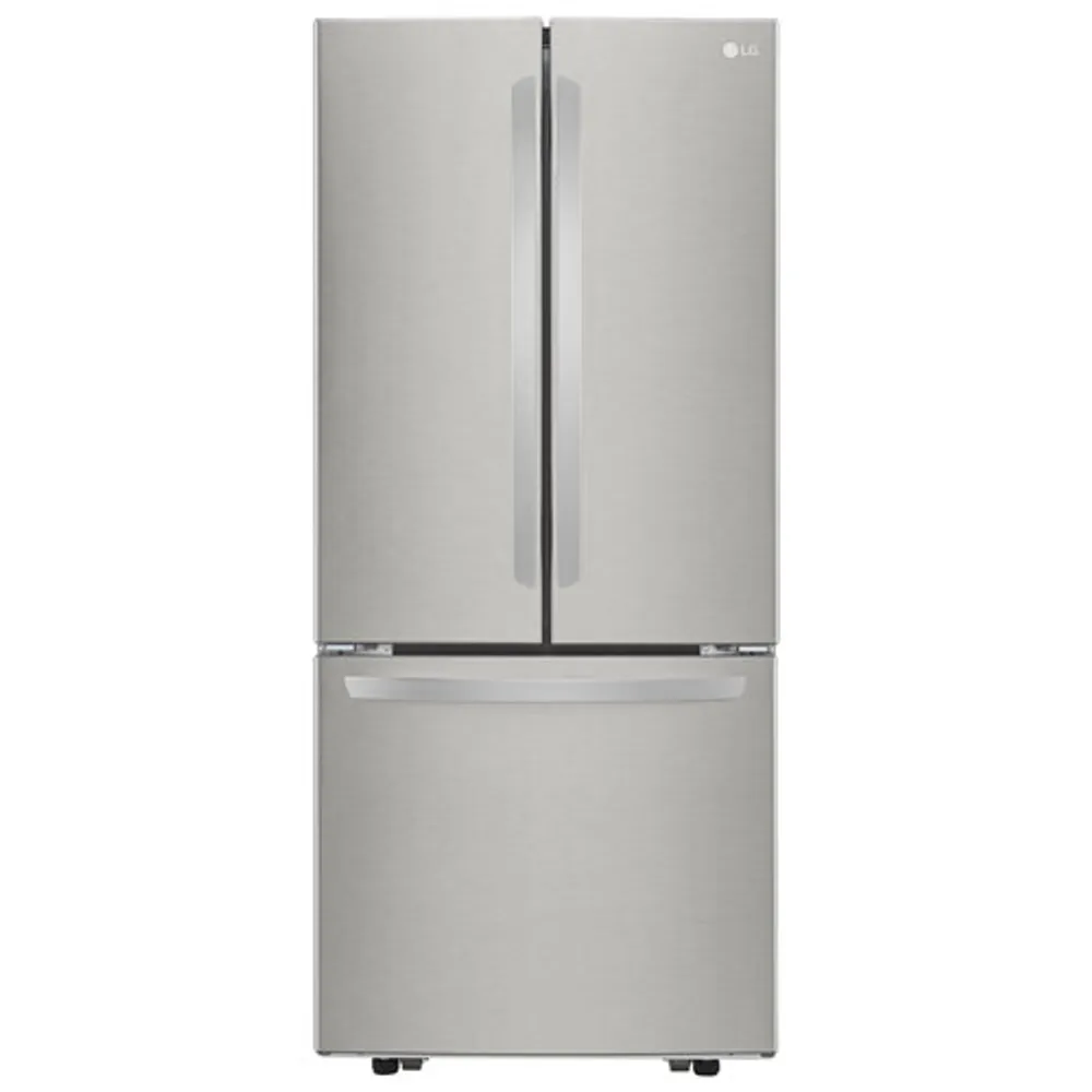 LG 30" 21.8 Cu. Ft. French Door Refrigerator (LRFNS2200S) - Stainless Steel