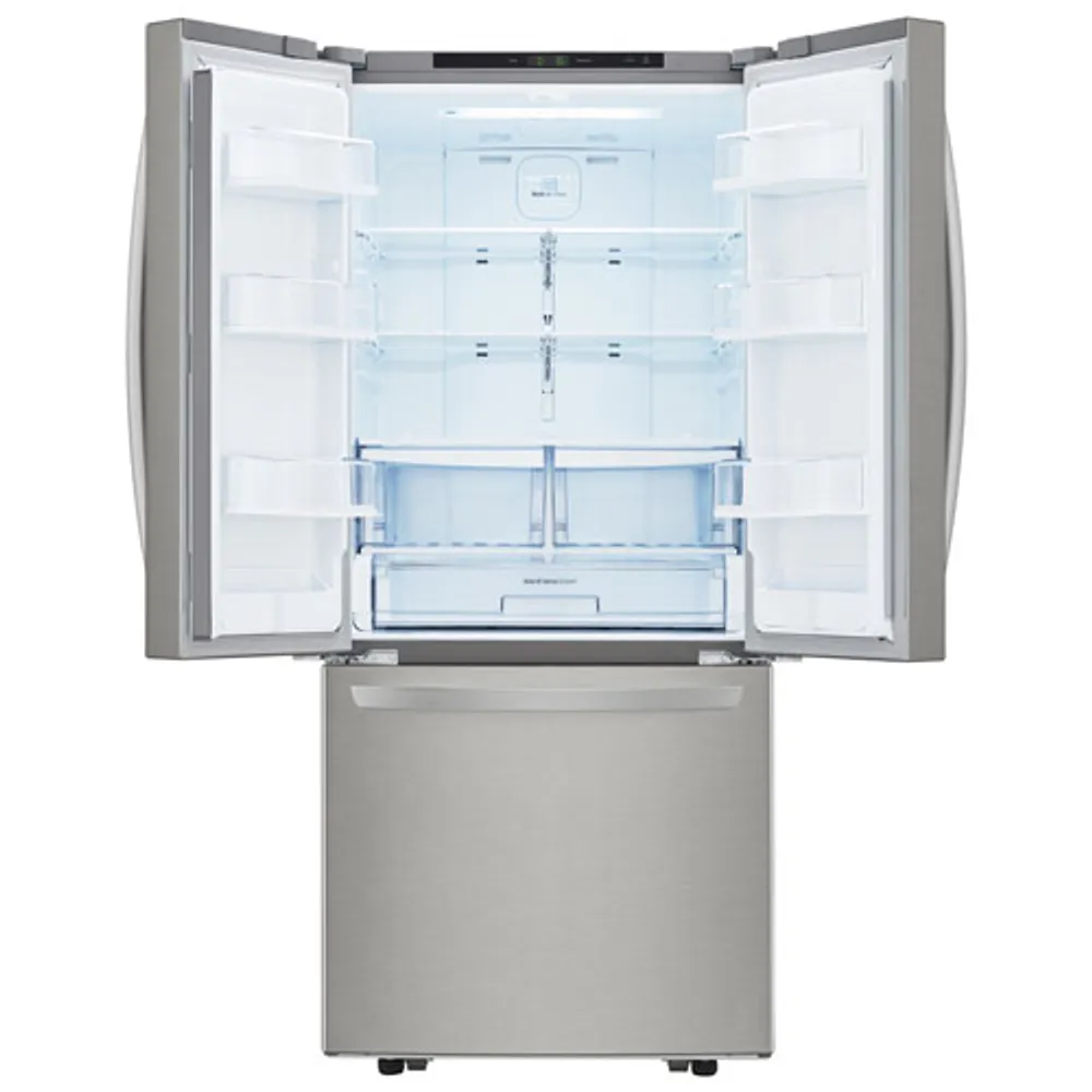 LG 30" 21.8 Cu. Ft. French Door Refrigerator (LRFNS2200S) - Stainless Steel