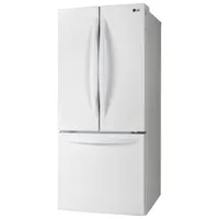 LG 30" 21.8 Cu. Ft. French Door Refrigerator (LRFNS2200W) - White