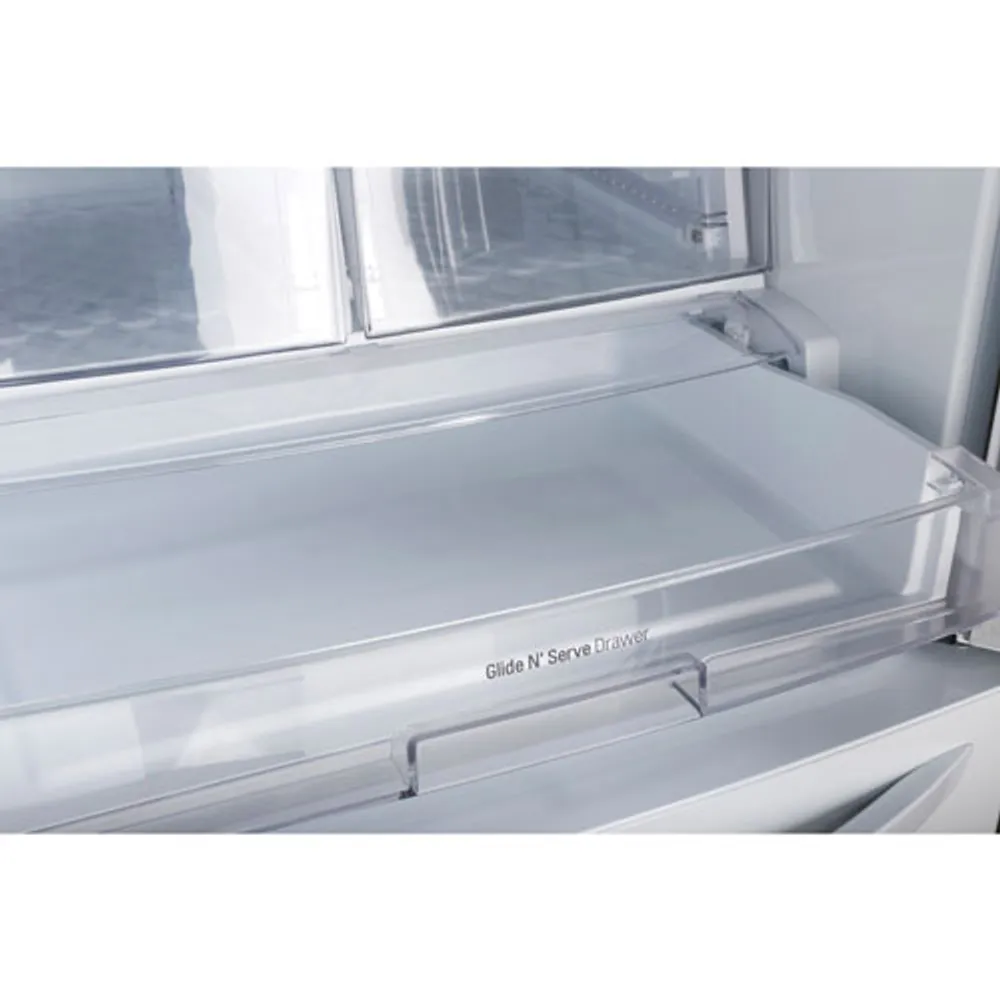 LG 30" 21.8 Cu. Ft. French Door Refrigerator (LRFNS2200W) - White