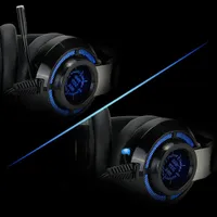 ENHANCE Scoria Over-Ear Gaming Headset - Black/Silver