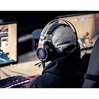 ENHANCE Scoria Over-Ear Gaming Headset - Black/Silver