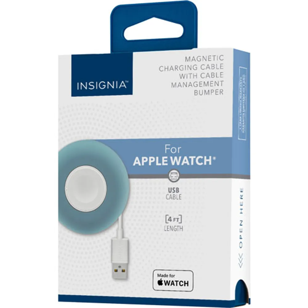 Insignia Magnetic Charging Cable for Apple Watch with Cable Management Bumper - Only at Best Buy