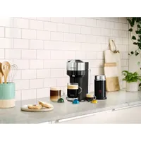 Nespresso Vertuo Next Deluxe Coffee & Espresso Machine by Breville with Aeroccino - Dark Chrome