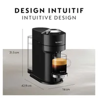 Nespresso Vertuo Next Premium Coffee & Espresso Machine by Breville - Classic Black