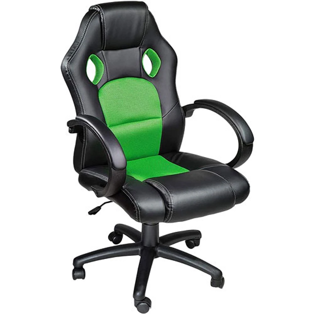 Tygerclaw Ergonomic High Back Gaming Chair - Black/Green